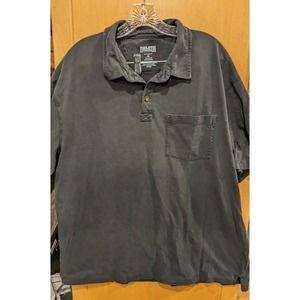 LOT Of 2 Duluth Trading Shirt‎ Mens XL Longtail Polo Short Sleeve Blue 3 Button